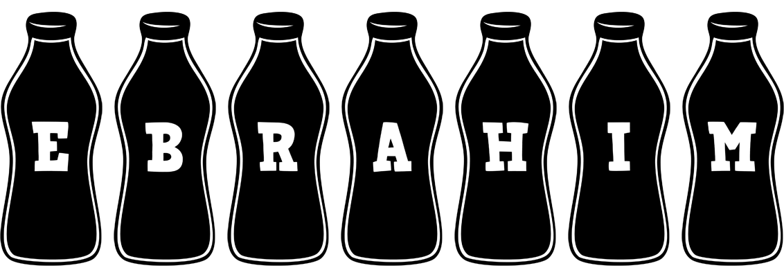 Ebrahim bottle logo