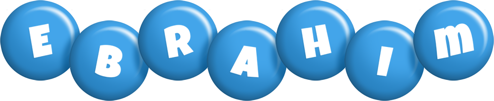 Ebrahim candy-blue logo