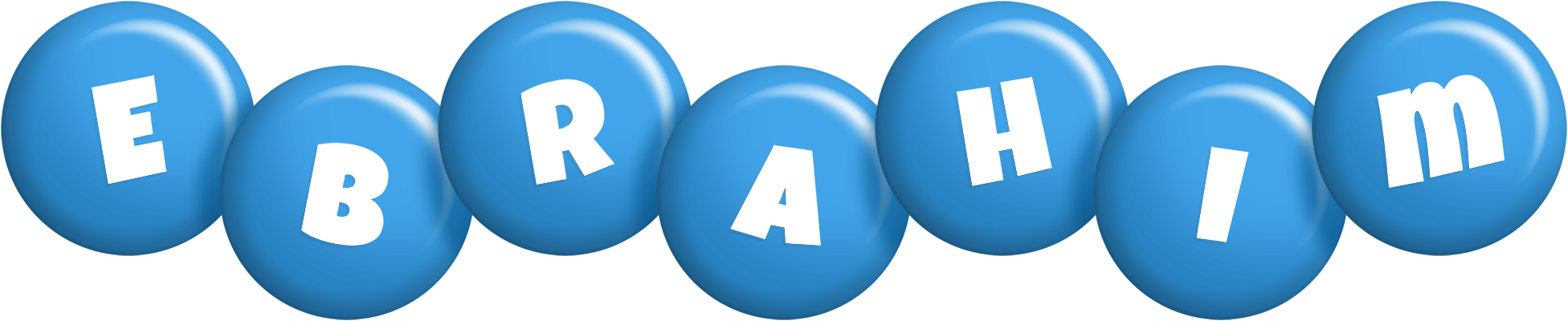 Ebrahim candy-blue logo