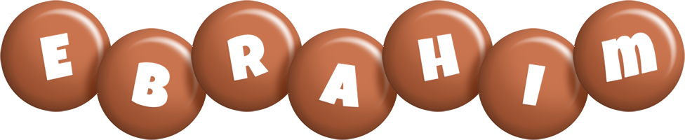 Ebrahim candy-brown logo