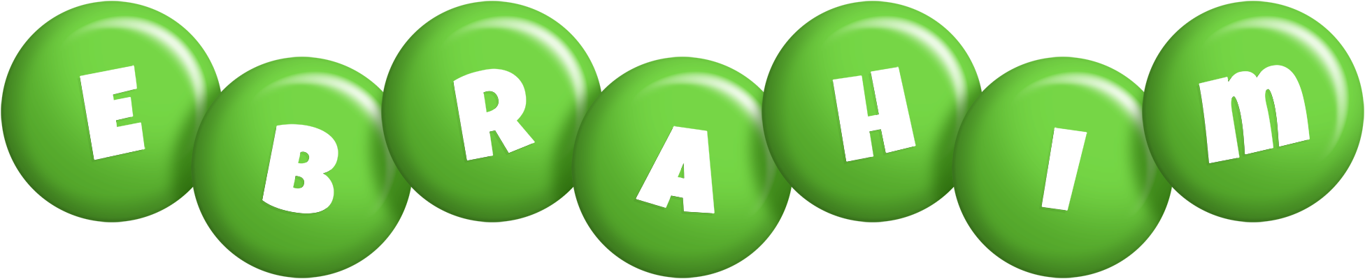 Ebrahim candy-green logo