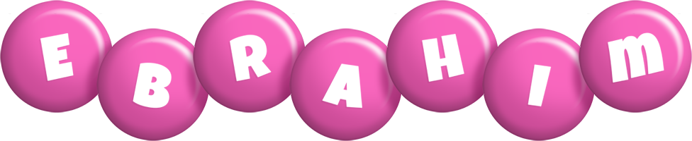 Ebrahim candy-pink logo