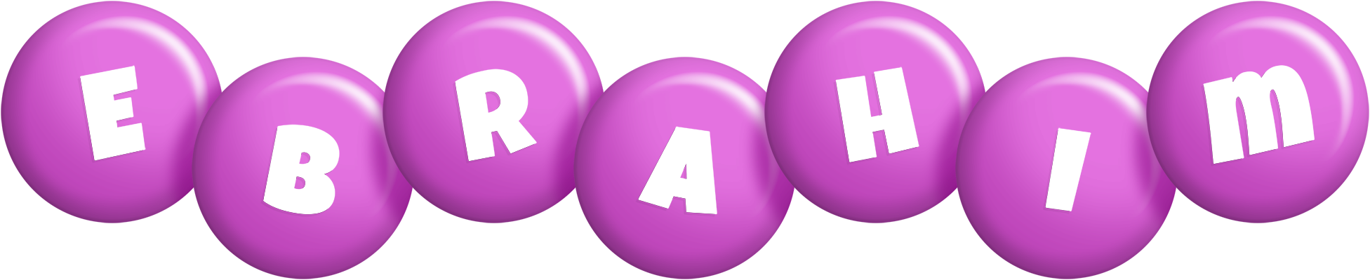 Ebrahim candy-purple logo