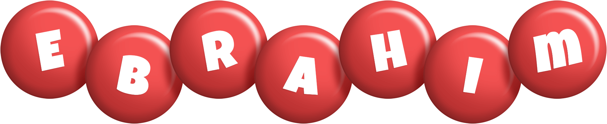 Ebrahim candy-red logo