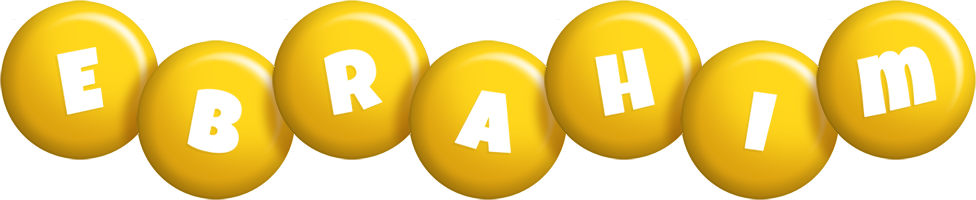 Ebrahim candy-yellow logo
