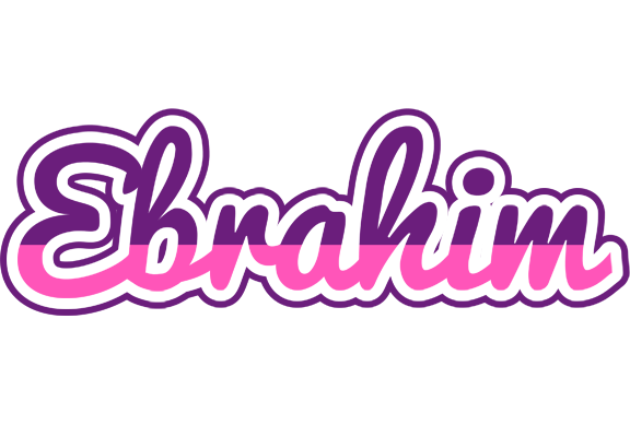 Ebrahim cheerful logo