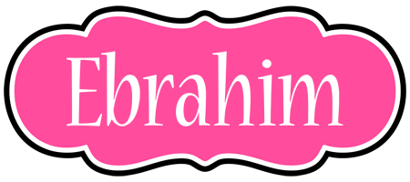 Ebrahim invitation logo