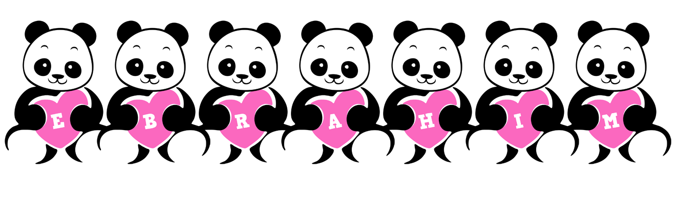 Ebrahim love-panda logo