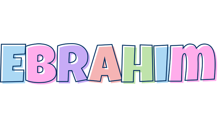 Ebrahim pastel logo