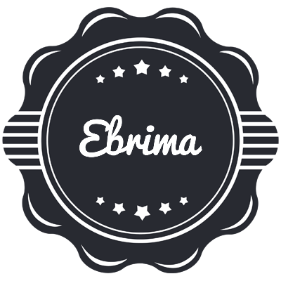 Ebrima badge logo