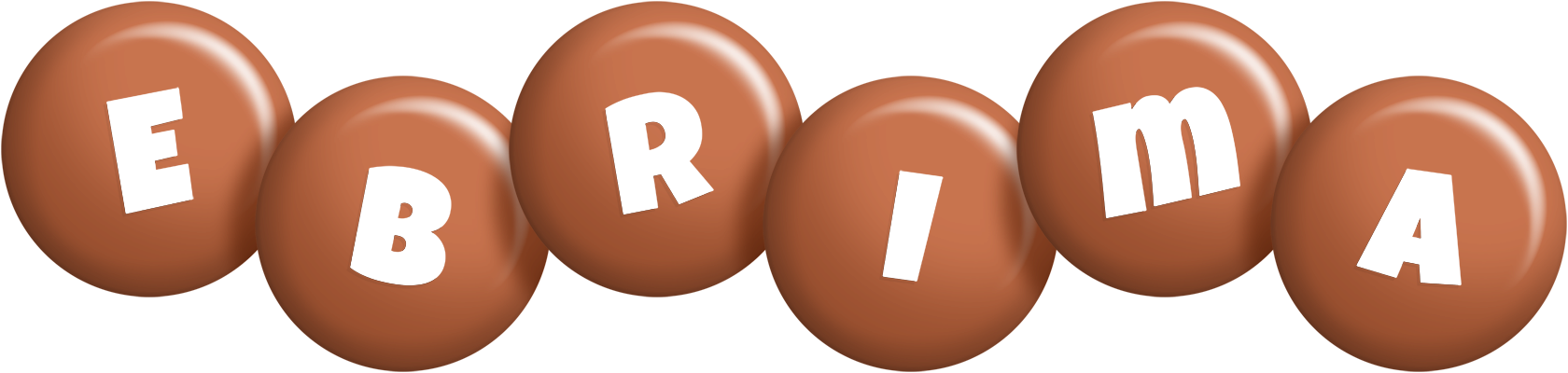 Ebrima candy-brown logo