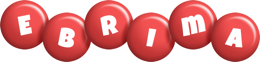 Ebrima candy-red logo