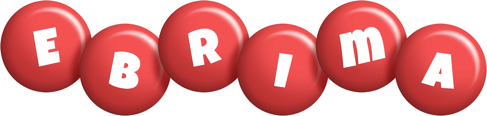 Ebrima candy-red logo