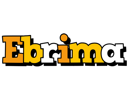 Ebrima cartoon logo