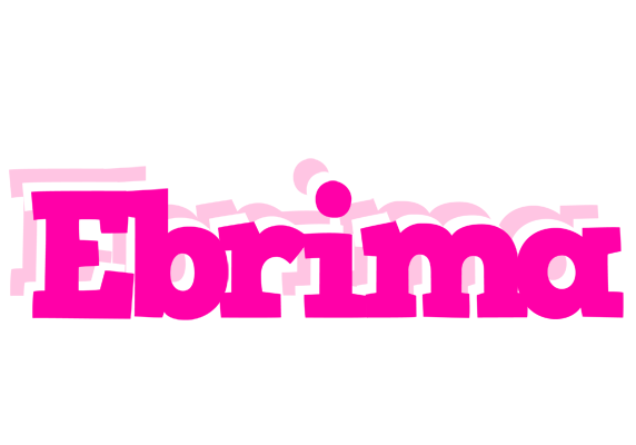 Ebrima dancing logo