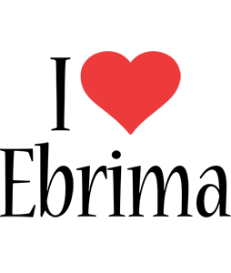 Ebrima i-love logo