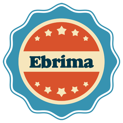 Ebrima labels logo