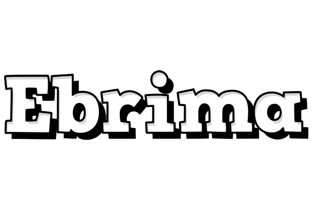 Ebrima snowing logo