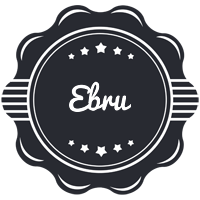 Ebru badge logo