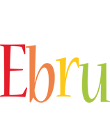 Ebru birthday logo