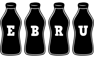 Ebru bottle logo