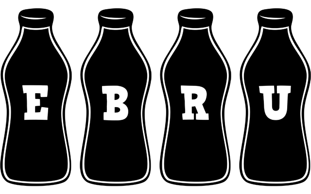 Ebru bottle logo