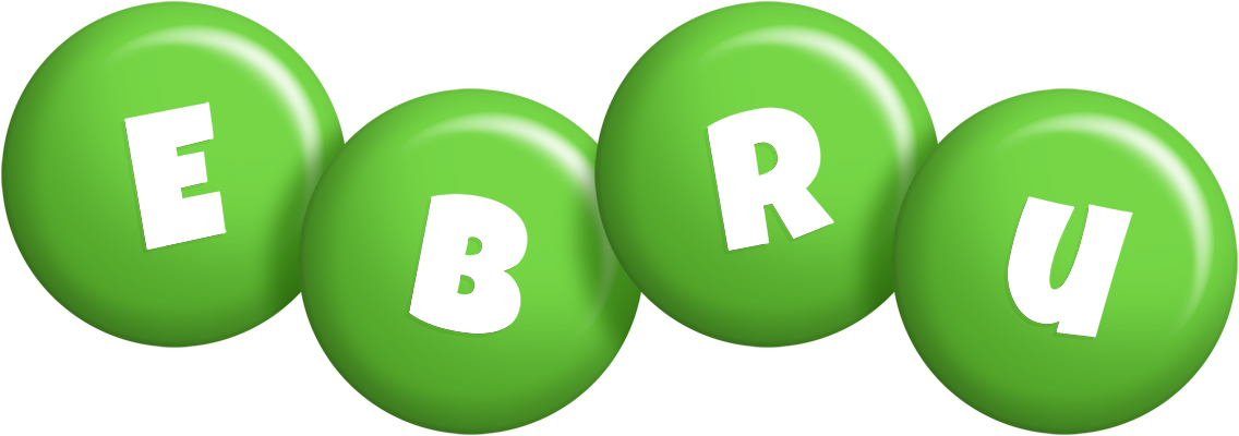 Ebru candy-green logo