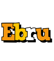 Ebru cartoon logo