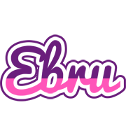 Ebru cheerful logo