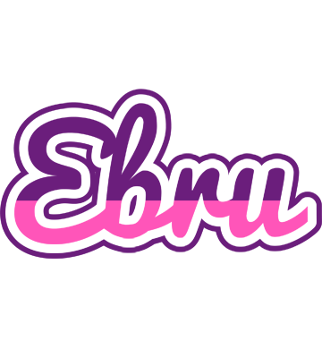 Ebru cheerful logo