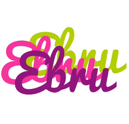 Ebru flowers logo