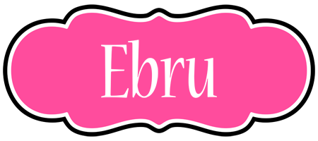 Ebru invitation logo