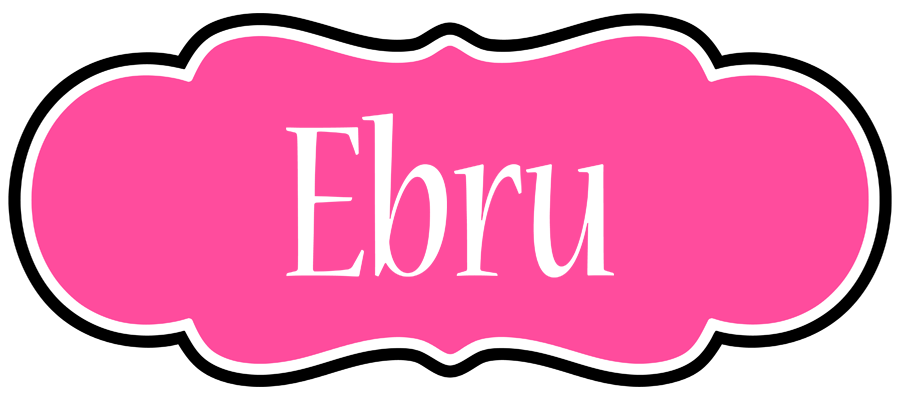 Ebru invitation logo