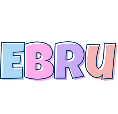 Ebru pastel logo