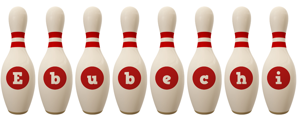 Ebubechi bowling-pin logo