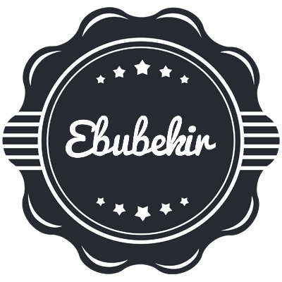 Ebubekir badge logo