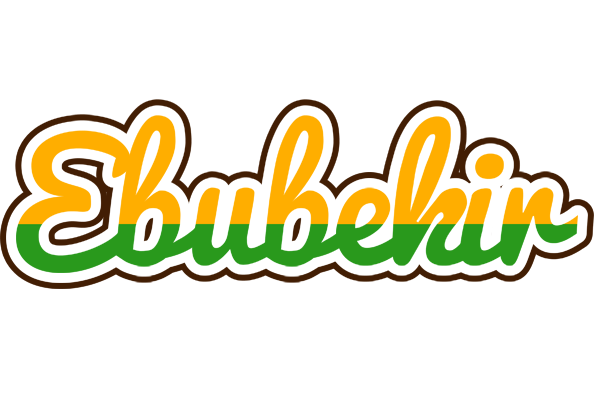 Ebubekir banana logo