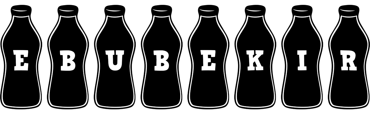 Ebubekir bottle logo
