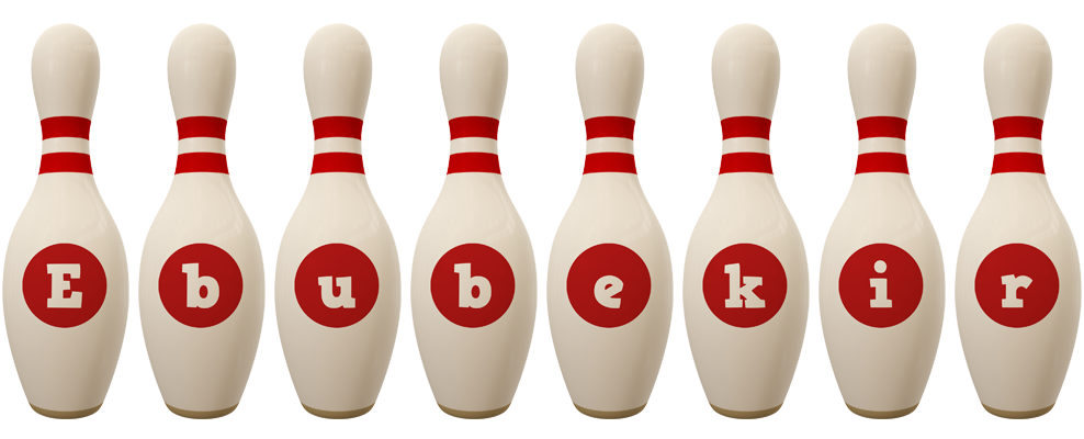 Ebubekir bowling-pin logo