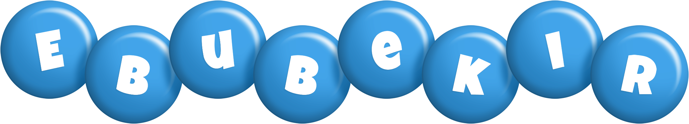 Ebubekir candy-blue logo