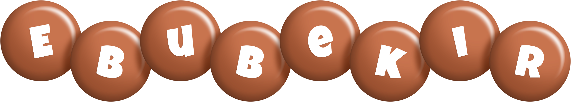 Ebubekir candy-brown logo