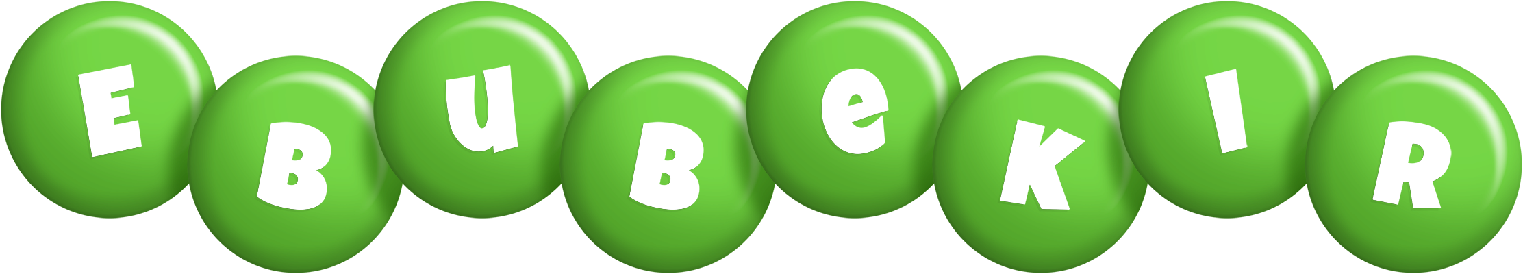 Ebubekir candy-green logo