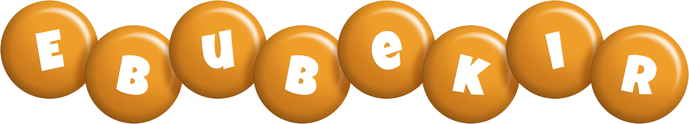 Ebubekir candy-orange logo