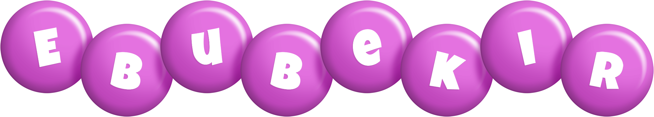 Ebubekir candy-purple logo