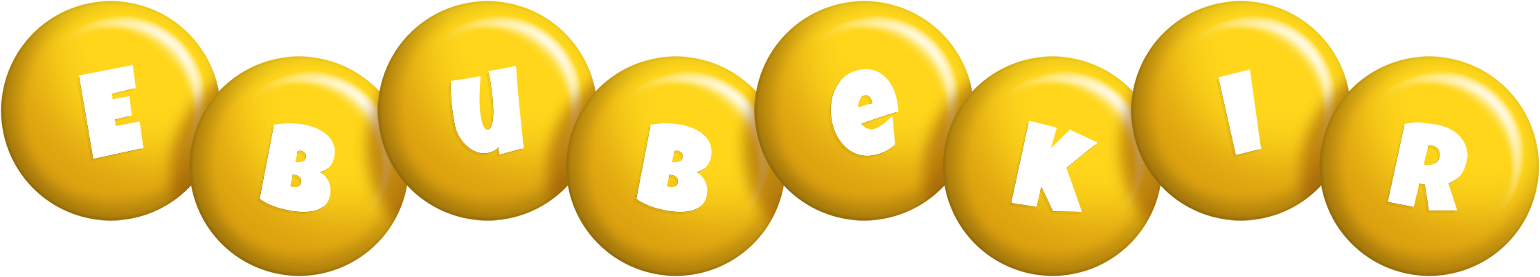 Ebubekir candy-yellow logo