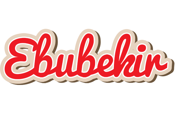 Ebubekir chocolate logo