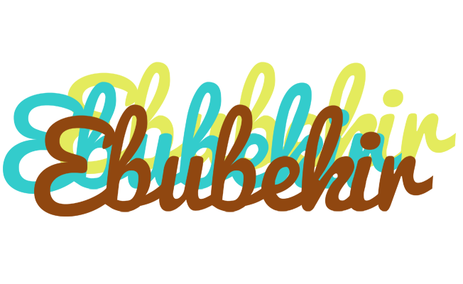 Ebubekir cupcake logo