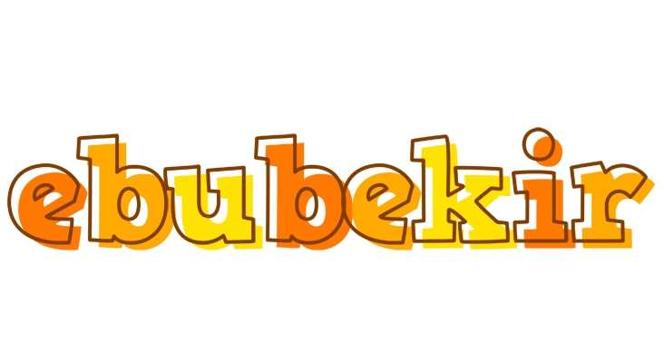Ebubekir desert logo