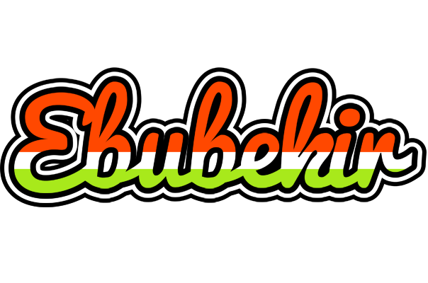 Ebubekir exotic logo