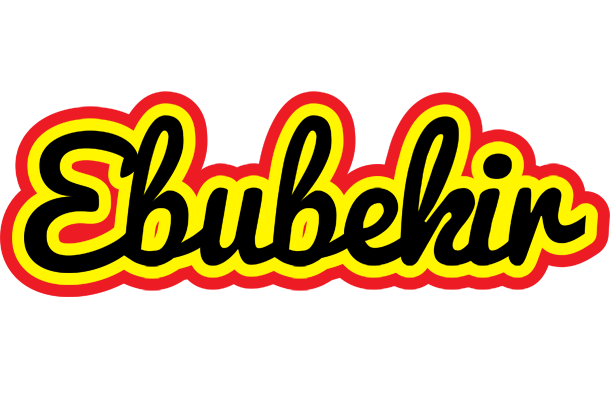 Ebubekir flaming logo